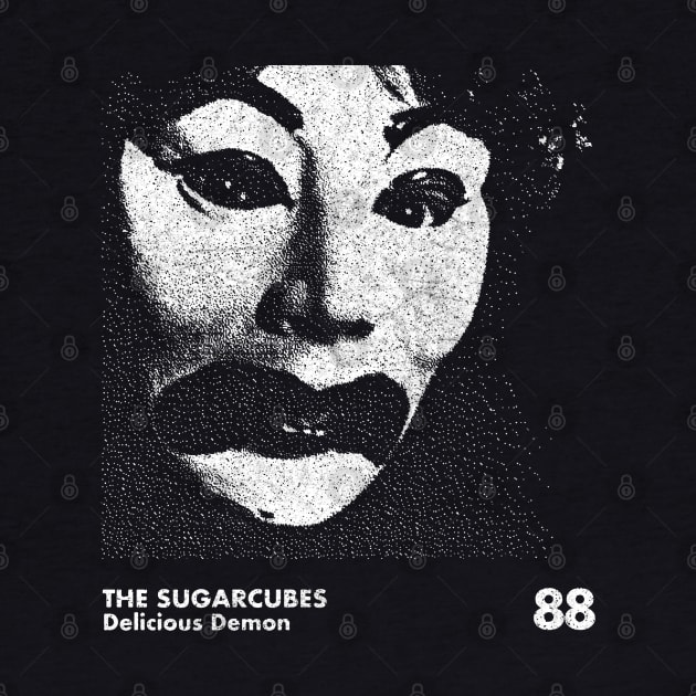 Delicious Demon / The Sugarcubes / Minimalist Graphic Artwork Design by saudade